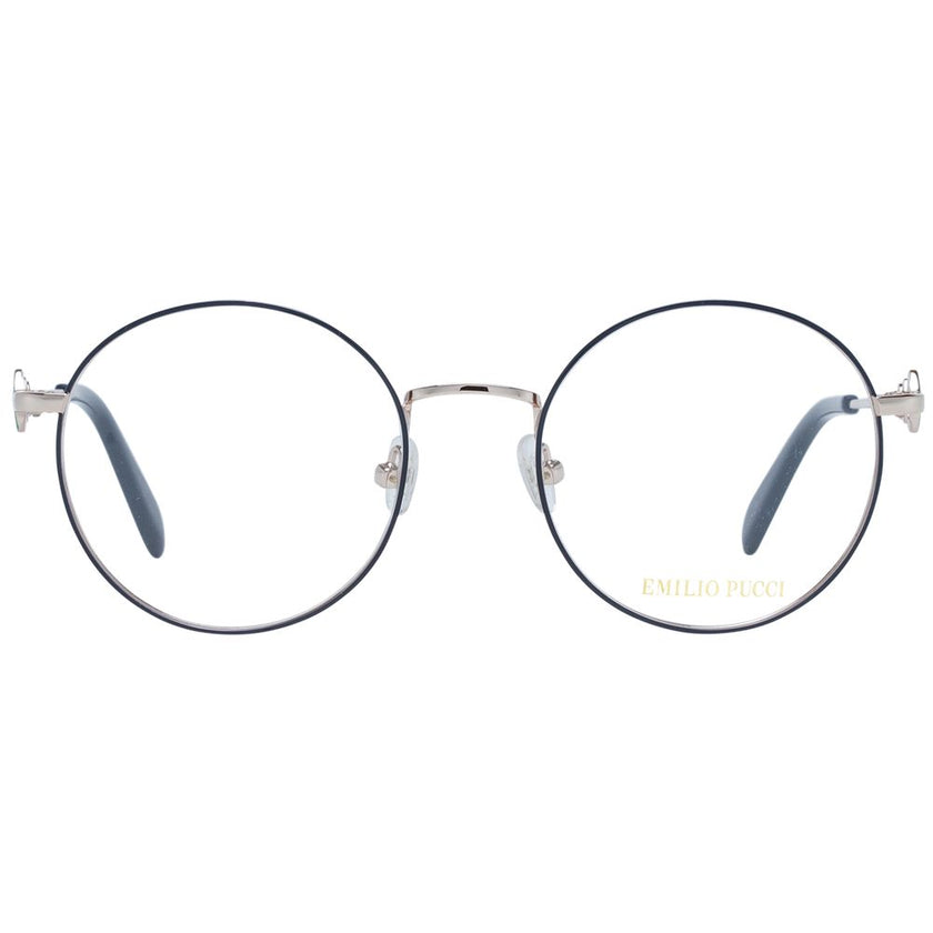 Emilio Pucci Blue Metal Glasses (Frames) Emilio Pucci