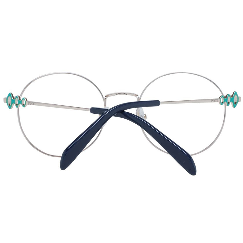 Emilio Pucci Blue Metal Glasses (Frames) Emilio Pucci