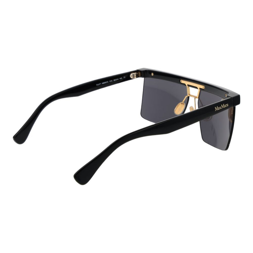 Max Mara Black Stainless Steel Sunglasses Max Mara