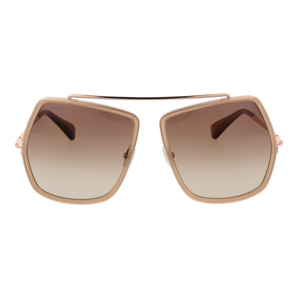 Max Mara Beige Metal Sunglasses Max Mara