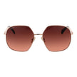 Max Mara Rose Gold Women Sunglass Max Mara