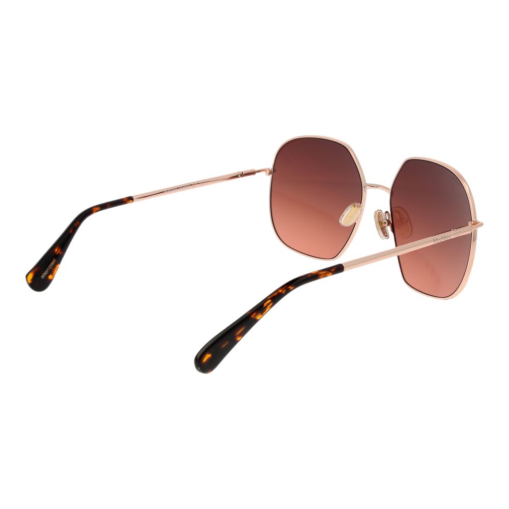 Max Mara Rose Gold Women Sunglass Max Mara