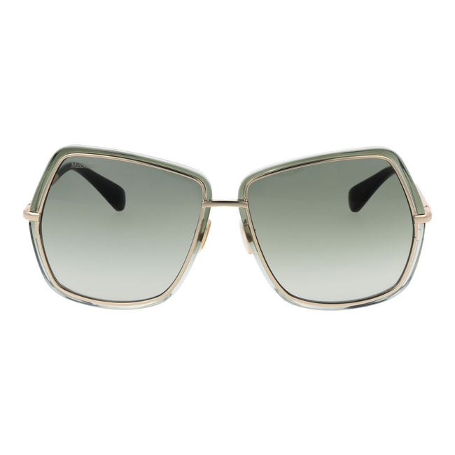 Max Mara Green Women Sunglass Max Mara