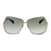 Max Mara Green Women Sunglass Max Mara
