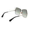 Max Mara Green Women Sunglass Max Mara