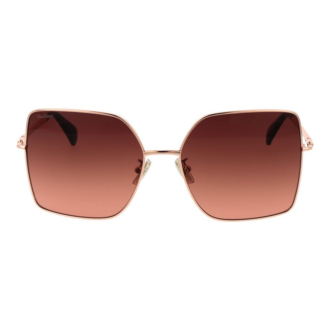 Max Mara Rose Gold Women Sunglass Max Mara