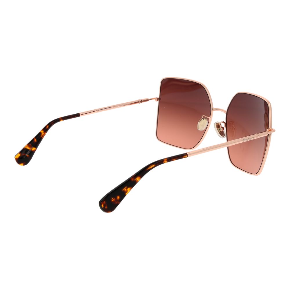 Max Mara Rose Gold Women Sunglass Max Mara