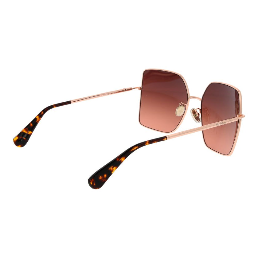 Max Mara Rose Gold Metal Sunglasses Max Mara