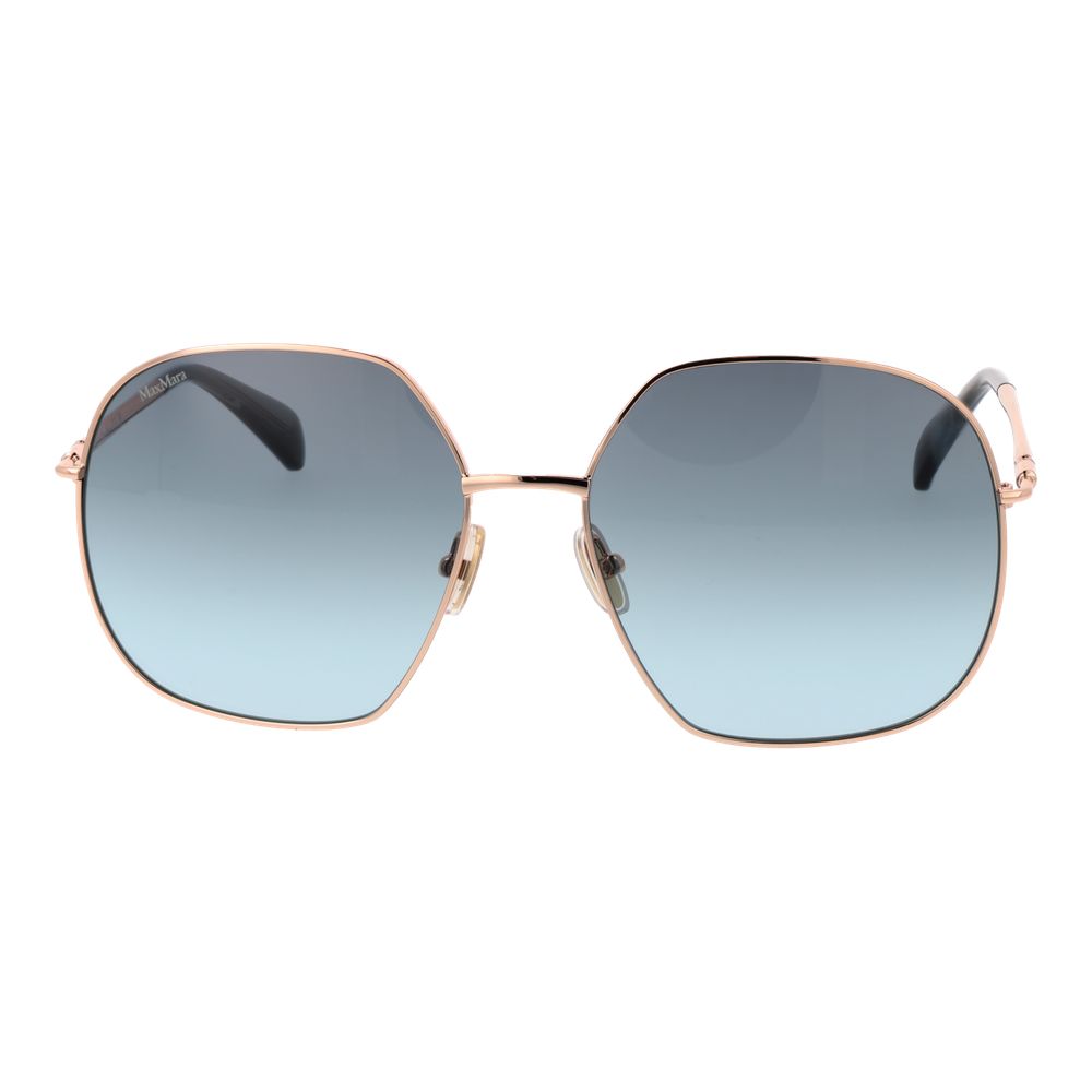 Max Mara Rose Gold Women Sunglass Max Mara
