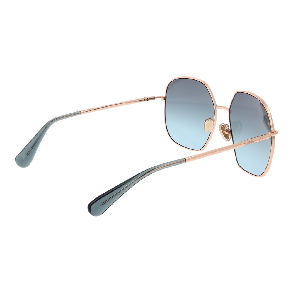 Max Mara Rose Gold Women Sunglass Max Mara