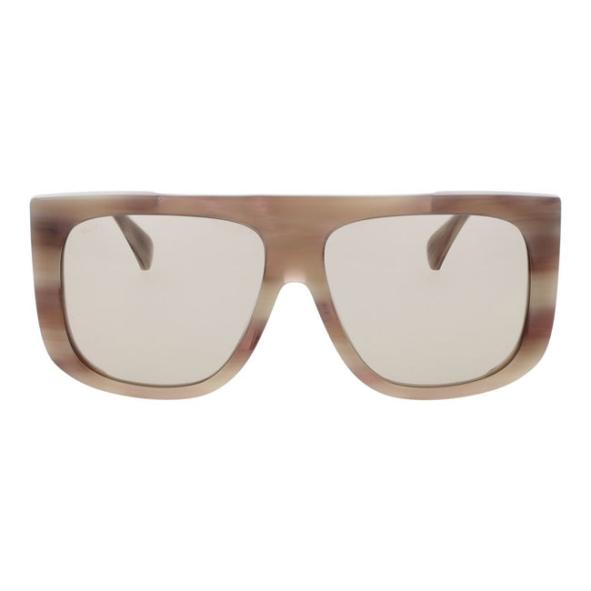 Max Mara Cream Women Sunglass Max Mara