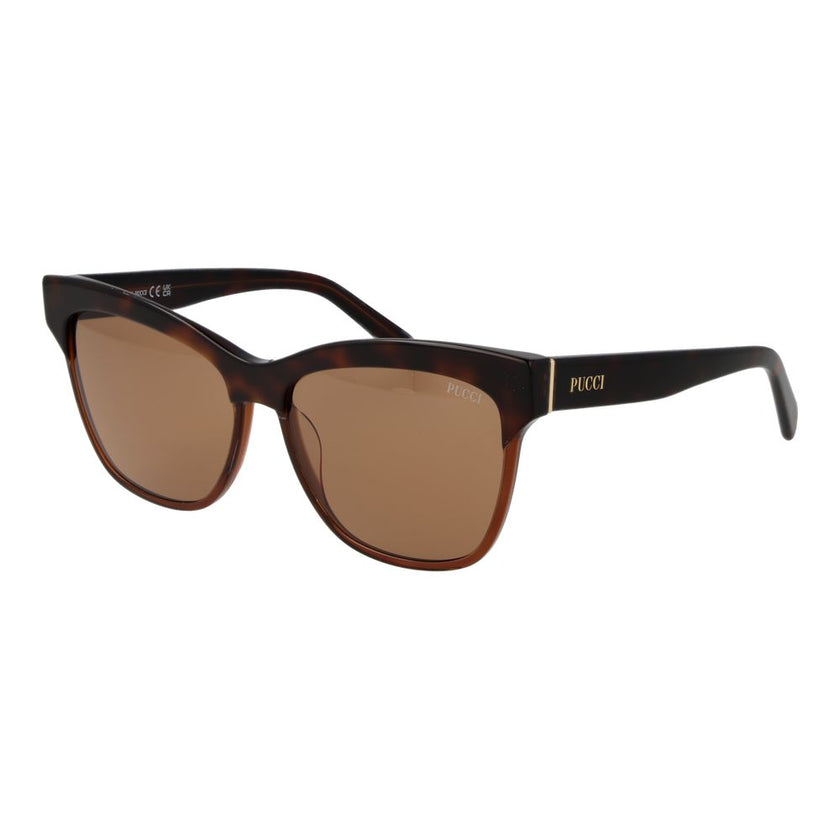 Emilio Pucci Brown Acetate Sunglasses Emilio Pucci