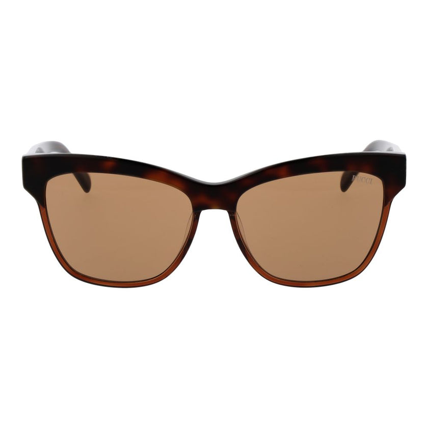 Emilio Pucci Brown Acetate Sunglasses Emilio Pucci