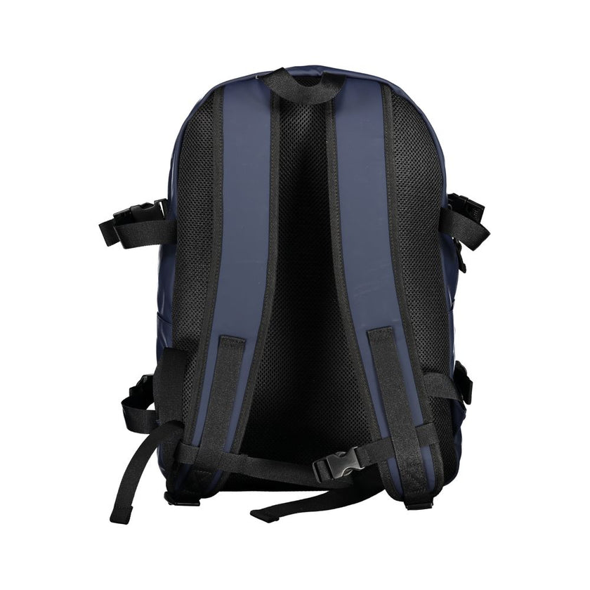 Tommy Hilfiger Blue Polyurethane Men Backpack Tommy Hilfiger