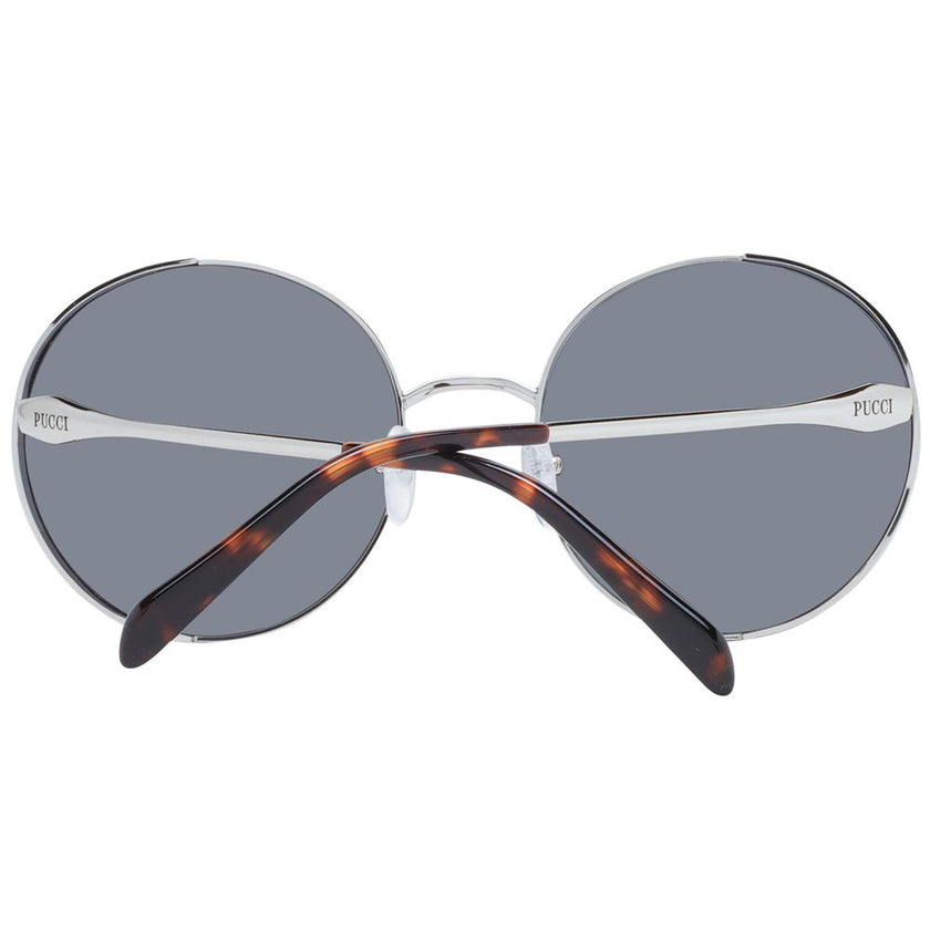 Emilio Pucci Gray Metal Sunglasses Emilio Pucci