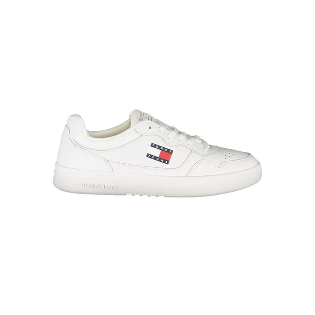 Tommy Hilfiger White Leather Mens Sneaker Tommy Hilfiger