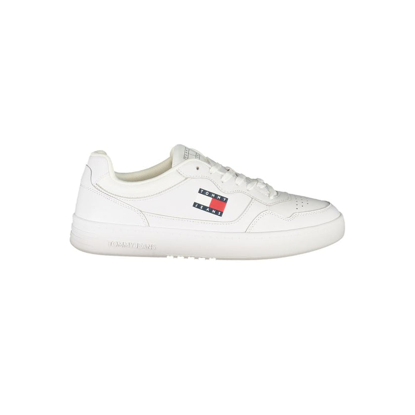 Tommy Hilfiger White Leather Mens Sneaker Tommy Hilfiger