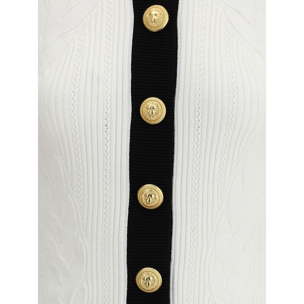 Balmain Contrast trim Cardigan Balmain
