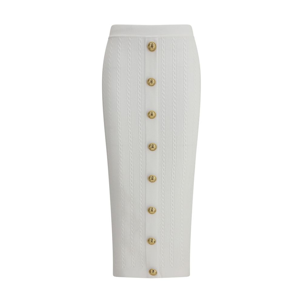 Balmain Knit midi Skirt Balmain