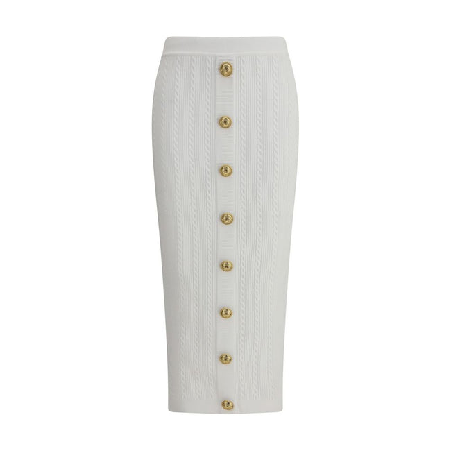 Balmain Knit midi Skirt Balmain