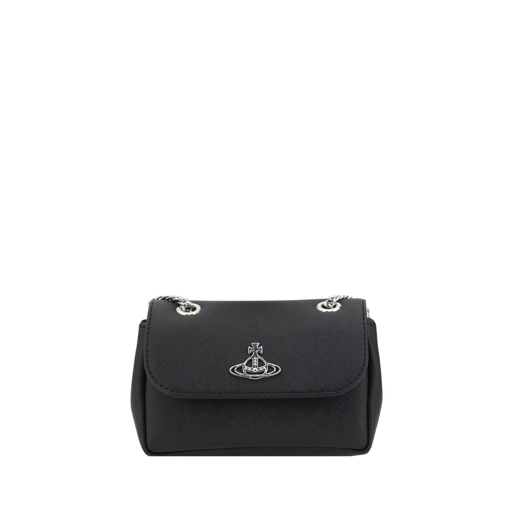 Vivienne Westwood Shoulder Bag with Orb plaque Vivienne Westwood