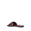 Valentino Garavani Patent leathe VLogo slide Sandals Valentino Garavani