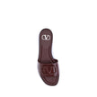 Valentino Garavani Patent leathe VLogo slide Sandals Valentino Garavani