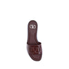 Valentino Garavani Patent leathe VLogo slide Sandals Valentino Garavani