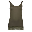 Silvian Heach Green Cotton Women Tank Silvian Heach