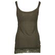 Silvian Heach Green Cotton Women Tank Silvian Heach