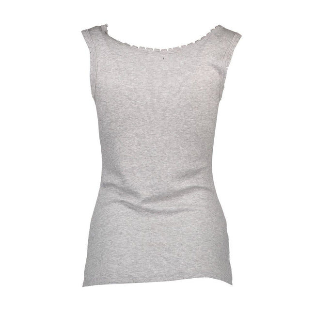 Silvian Heach Gray Viscose Women Top Silvian Heach