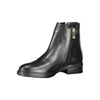 Tommy Hilfiger Black Leather Women Boot Tommy Hilfiger