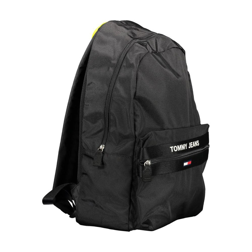 Tommy Hilfiger Black Polyester Backpack Tommy Hilfiger