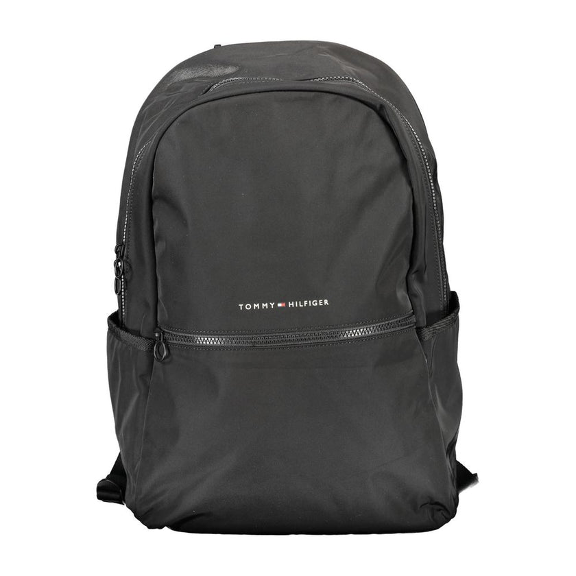 Tommy Hilfiger Black Polyester Backpack Tommy Hilfiger