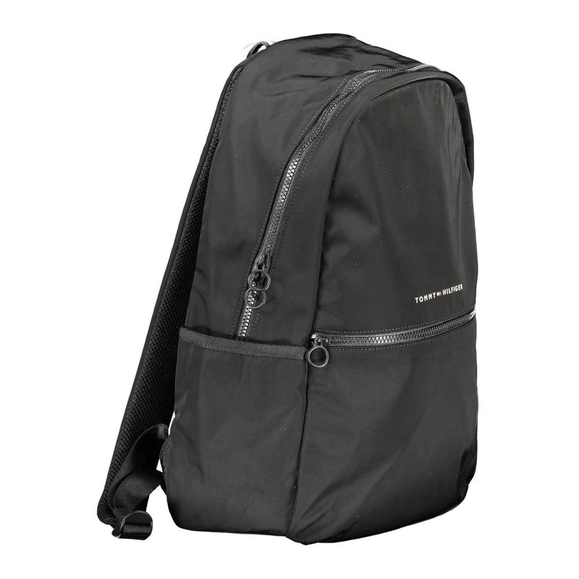 Tommy Hilfiger Black Polyester Backpack Tommy Hilfiger
