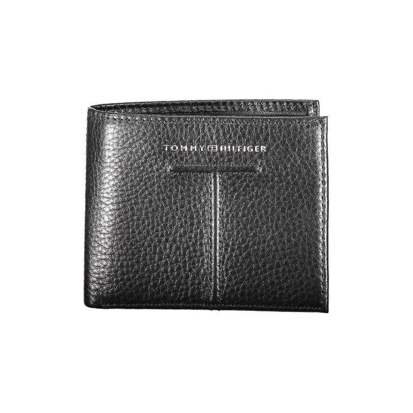 Tommy Hilfiger Black Leather Wallet Tommy Hilfiger