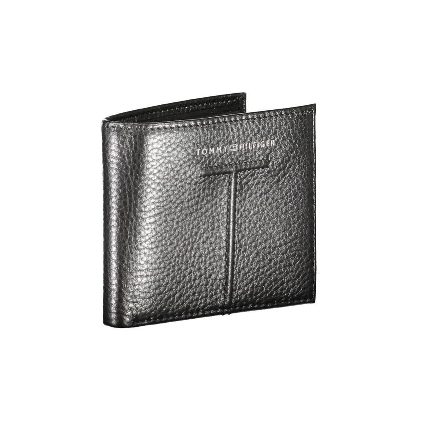 Tommy Hilfiger Black Leather Wallet Tommy Hilfiger