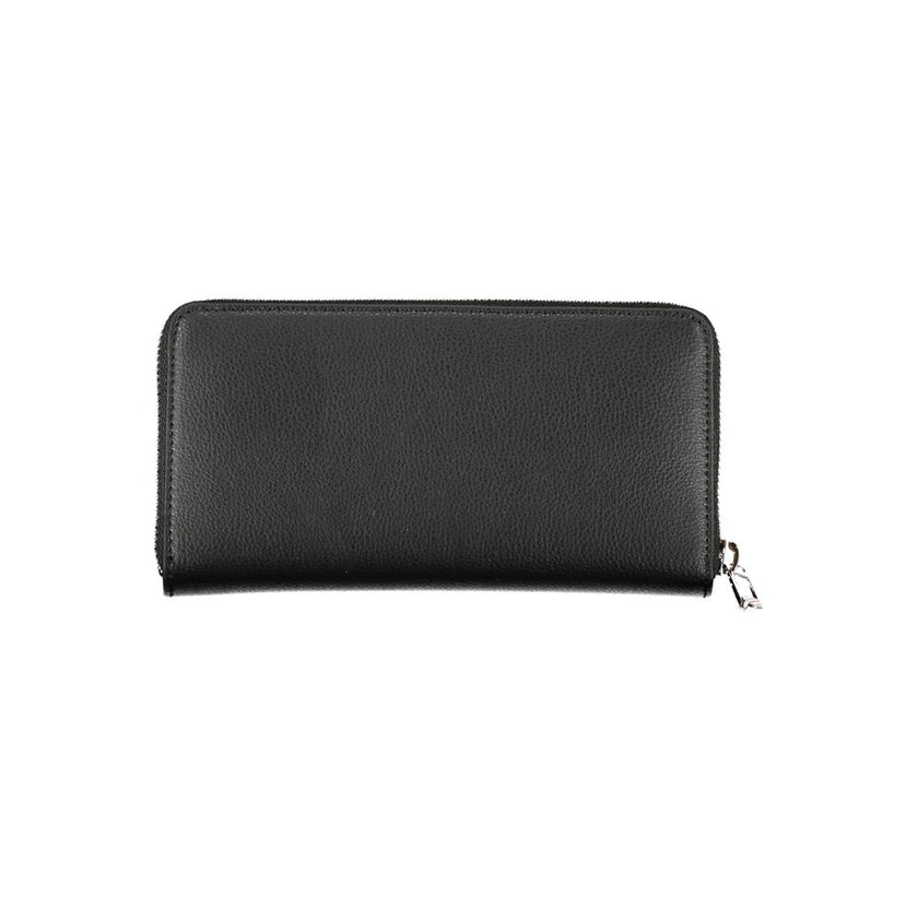 Tommy Hilfiger Black Polyester Women Wallet Tommy Hilfiger