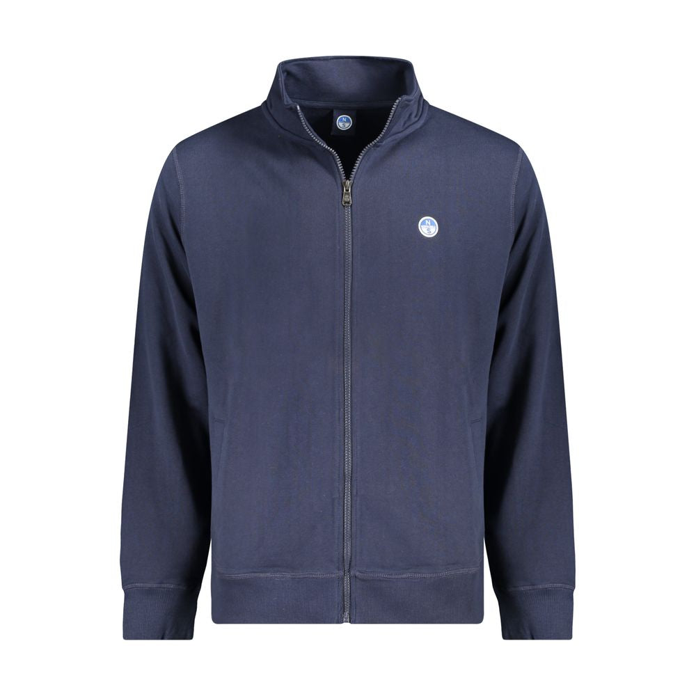 North Sails Blue Cotton Men Sweater North Sails