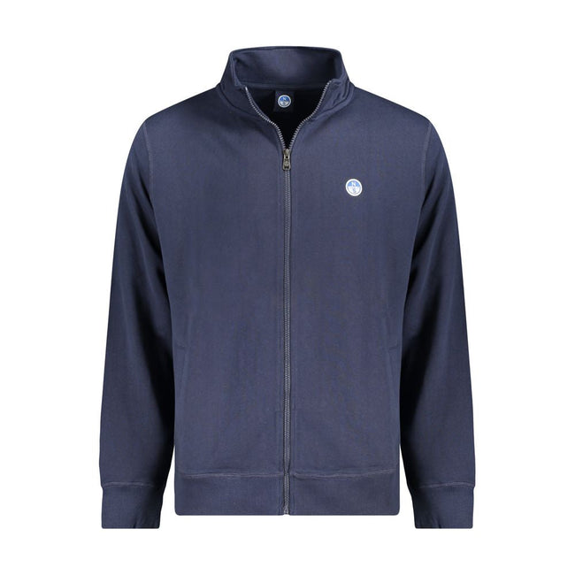 North Sails Blue Cotton Men Sweater North Sails