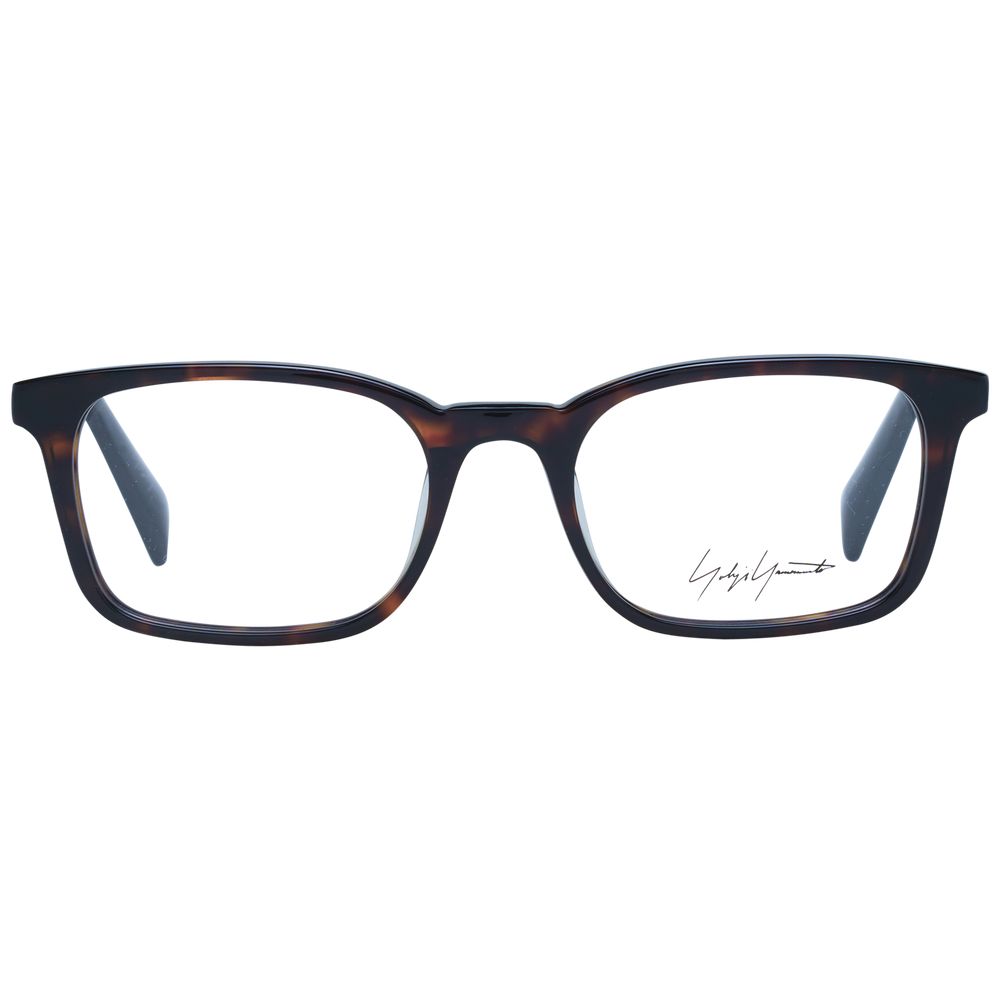 Yohji Yamamoto Brown Unisex Glasses Frame Yohji Yamamoto
