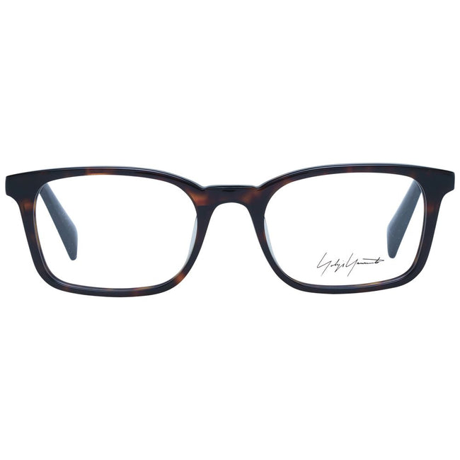Yohji Yamamoto Brown Unisex Glasses Frame Yohji Yamamoto
