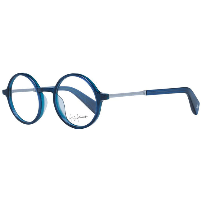 Yohji Yamamoto Blue Unisex Glasses Frame Yohji Yamamoto