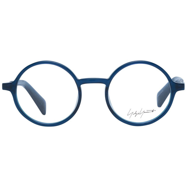 Yohji Yamamoto Blue Unisex Glasses Frame Yohji Yamamoto