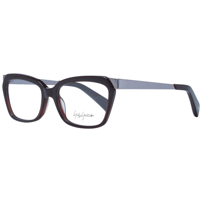 Yohji Yamamoto Brown Unisex Glasses Frame Yohji Yamamoto