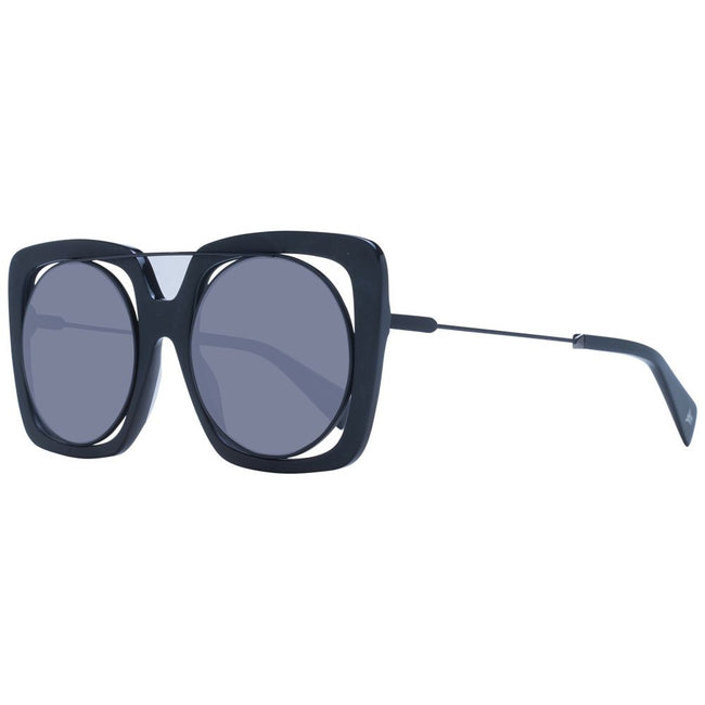Yohji Yamamoto Black Unisex Sunglass Yohji Yamamoto