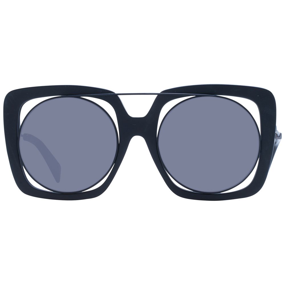Yohji Yamamoto Black Unisex Sunglass Yohji Yamamoto