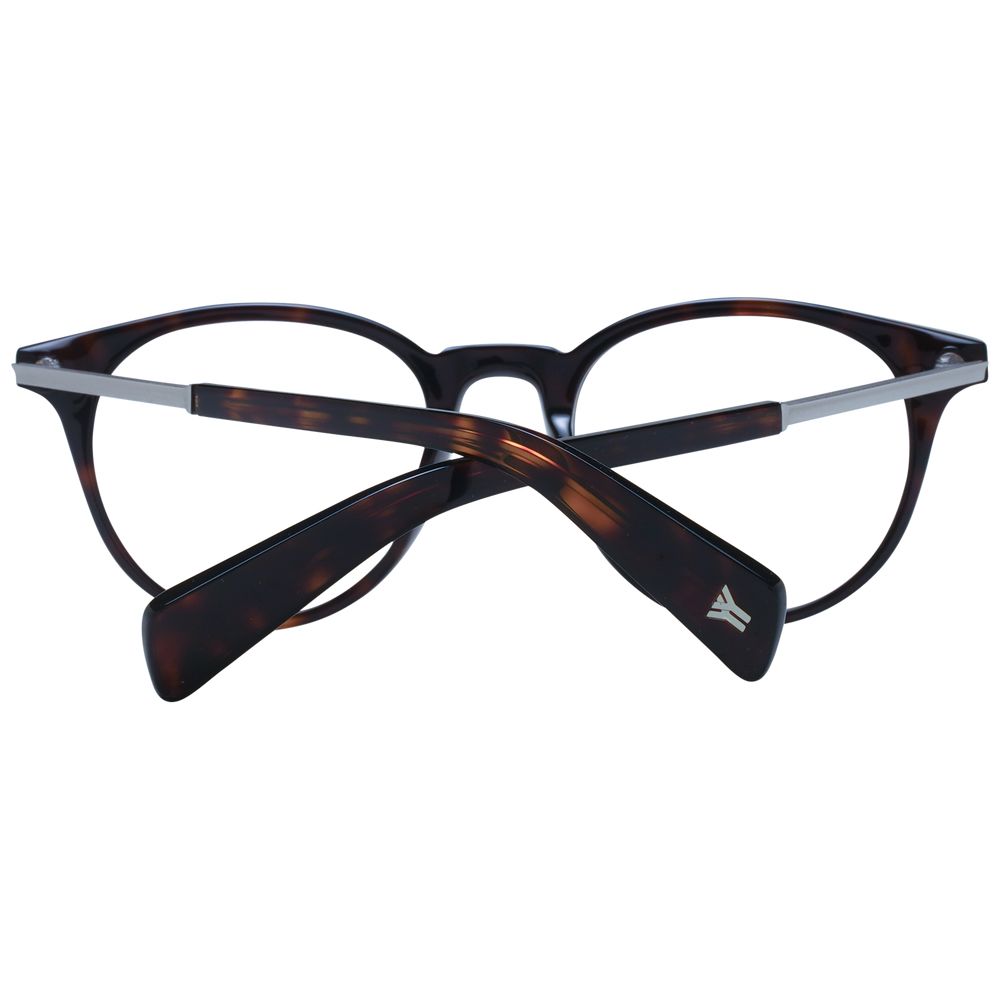Yohji Yamamoto Brown Unisex Glasses Frame Yohji Yamamoto
