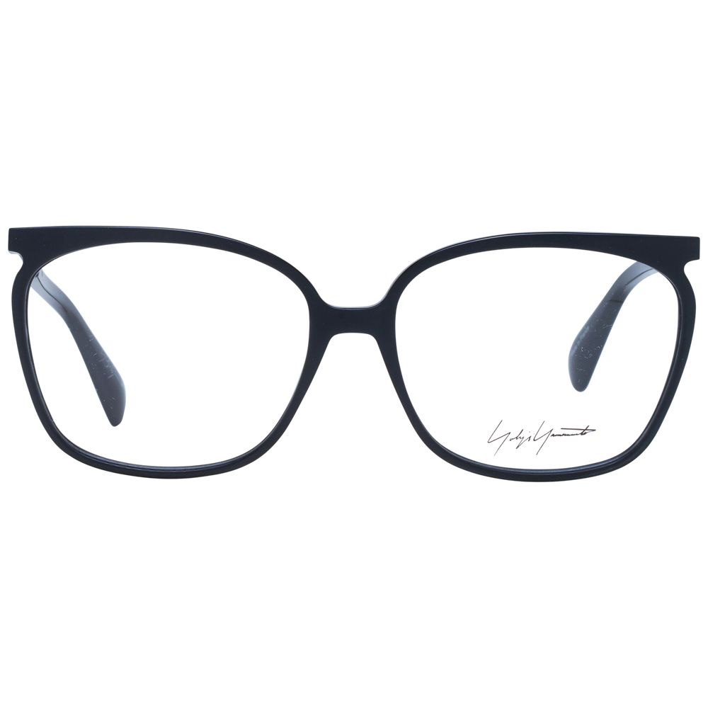 Yohji Yamamoto Black Unisex Glasses Frame Yohji Yamamoto