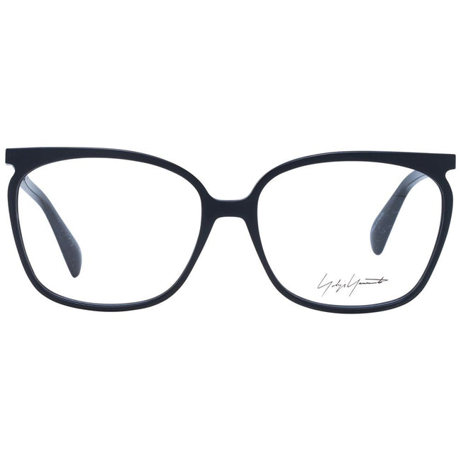 Yohji Yamamoto Black Unisex Glasses Frame Yohji Yamamoto